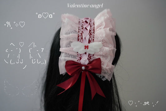Valentine Angel lolita headband