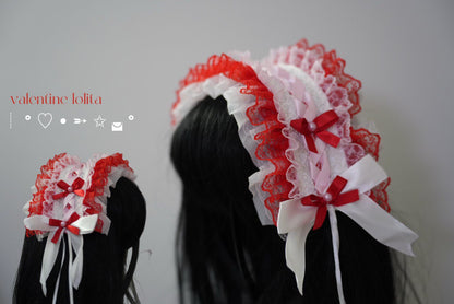 Valentine lolita style headband