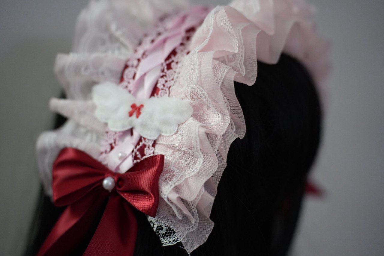 Valentine Angel lolita headband