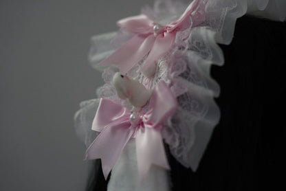 Double ribbon bunny unni Lolita Headband